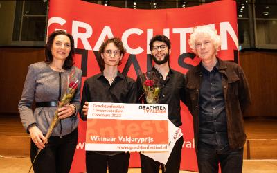 Winnaars Grachtenfestival Conservatorium Concours 2023: Duo Greci-Bruno
