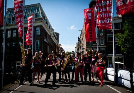 Grachtenfestival All-Star Saxofoonorkest