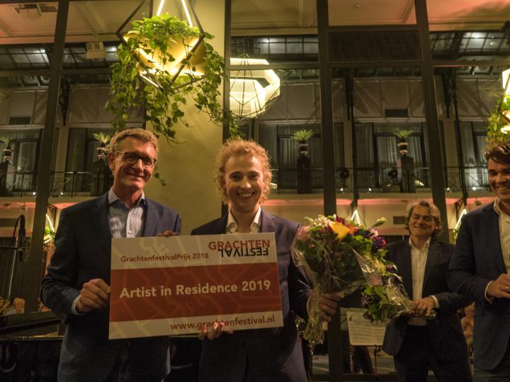 Raoul Steffani winnaar GrachtenfestivalPrijs 2018