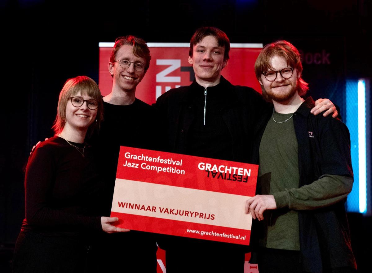TJ's Pretty People wint Grachtenfestival Jazz Competition