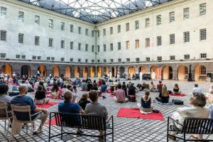 Het Scheepvaartmuseum tijdens Grachtenfestival 2023. Foto: Rob van Dam