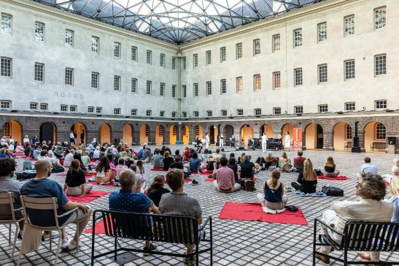 Het Scheepvaartmuseum tijdens Grachtenfestival 2023. Foto: Rob van Dam